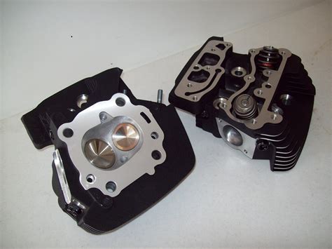 The <strong>Harley Twin Cam</strong> air–cooled engine is a 45–degree V–<strong>twin</strong> engine with two cylinder <strong>heads</strong> and four valves per cylinder. . Harley twin cam performance heads